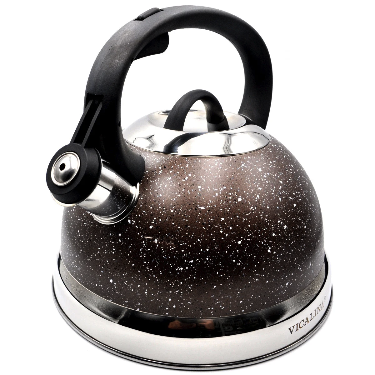 Чайник зі свистком Vicalina VL-3022 коричневий