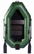 Надувна лодка Aqua-Storm ST 220 C DT ПВХ гребна з транцем для мотора одномісна 160 кг 2 гермоотсіки сланевий настил