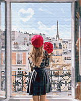 Картина по номерам Brushme Мадмуазель Париж, 40х50 (GX27962)