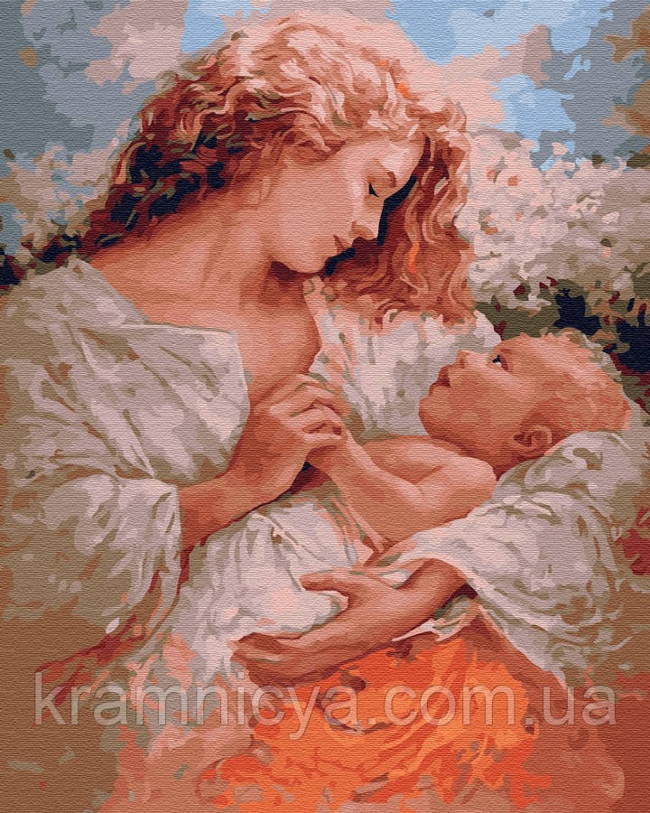 Картина за номерами Brushme Мама і малюк, 40х50 (GX5743)