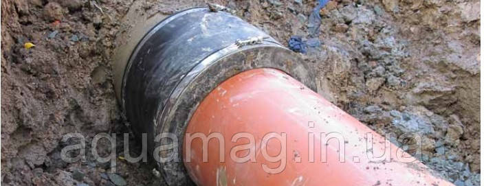 Гнучка муфта-перехідник Pipeconx 63 х 63 мм для з'єднання труб, фото 4