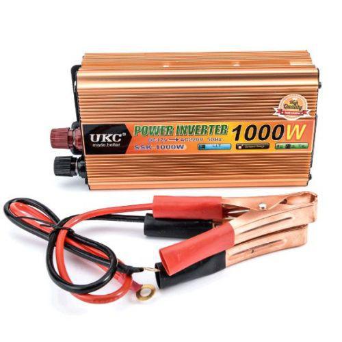 Інвертор перетворювач авто UKC 24V-220V 1000W S