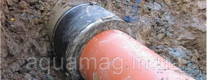 Гнучка муфта-перехідник Pipeconx 90 х 90 мм для з'єднання труб, фото 4