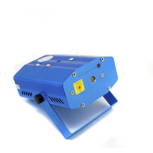 Лазерний проектор міні стробоскоп 6 в 1 MHZ, синій (SH005229), фото 1