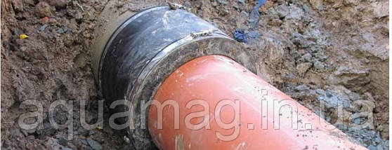 Гнучка муфта-перехідник Pipeconx 125 х 125 мм для з'єднання труб, фото 2