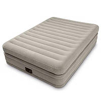 Односпальная надувная кровать встроенный электронасос матрас Intex 64444