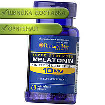 Мелатонін Puritan's Pride Melatonin 10 mg 60 капс, фото 3