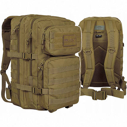 Рюкзак тактичний Mil-Tec assault pack койот великий 36л, фото 2