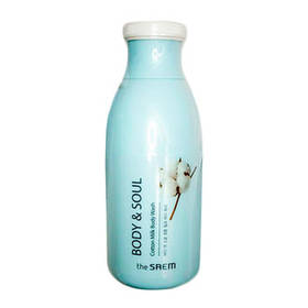 Молочний гель для душу The Saem Body & Soul Cotton Milk Body Wash 300 мл (8806164143681)