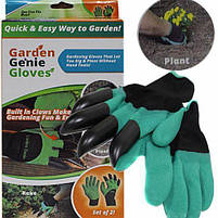 Рукавичка з кігтями для саду Garden Genie Gloves S, фото 4