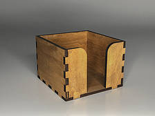 Серветниця 14х14см Горіх