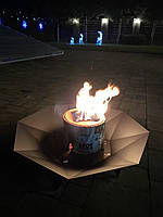 Шведский факел ( камин, чаша для костра ) N1 Extra Large более 4-х часов