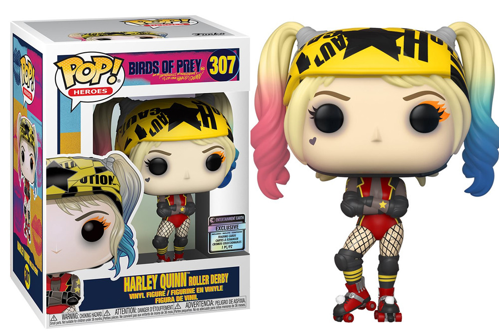 Фігурка Exclusive Funko Pop Фанко Поп Birds of Prey Хижі птахи Harley Quinn Харлі на роликах BOR HQ 307.604