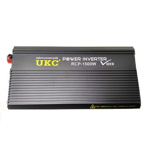 Професійний інвертор перетворювач UKC 12V-220V RCp-1500W S