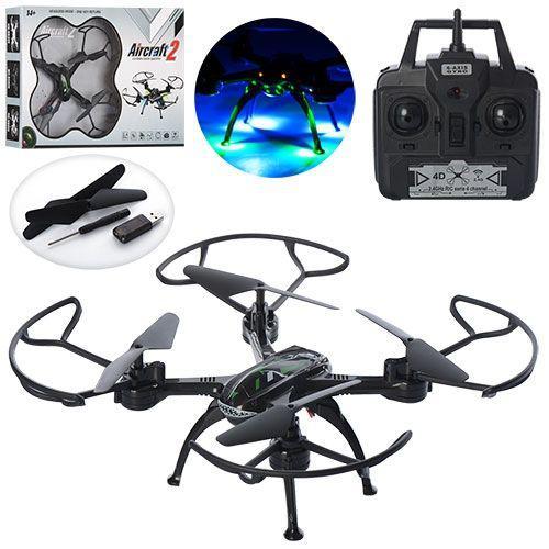 Квадрокоптер радіокерований Aircraft 2 SG600 2.4 Ghz, Black S