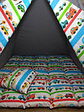 Вігвам Машинки, для хлопчика, Повний комплект з м'яким килимком, фото 3