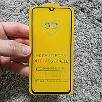 Захисне скло 9D ПОВНИЙ КЛЕЙ для Samsung Galaxy A40 чорне