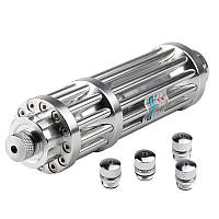 Лазерна указка з насадками Blue Laser в кейсі MHZ B017 50000mW (SH006229)