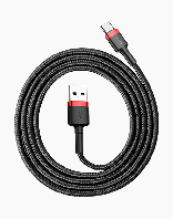 Кабель Baseus cafule Cable USB For Micro 2.4A 0.5M Red+Red (CAMKLF-A09)