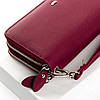 Кошелик жіноча шкіряна Classic DR. BOND W39-3 purple-red, фото 2