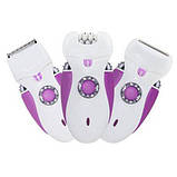 Епілятор 3 в 1 Nikai 7698 з бритвеною насадкою Violet (SH006462), фото 2