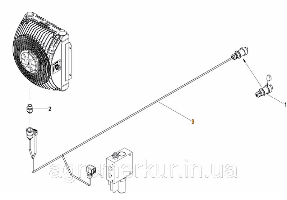 Кабель електричний AC871090 Kverneland