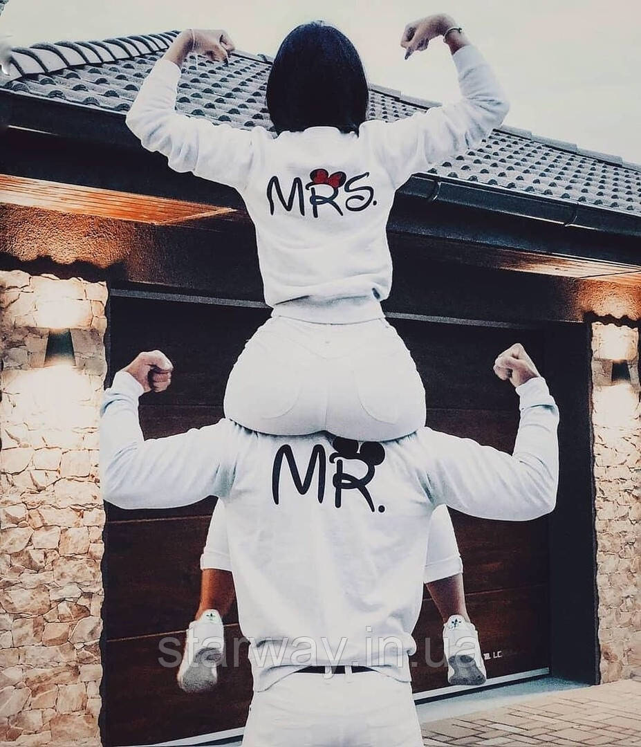 Світшот mr mrs logo | парні | кофта Mister Misses