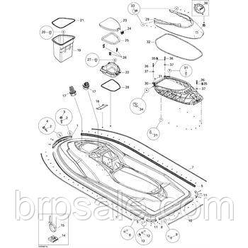 Бічна оздоблення Sea-Doo BRP Side trim