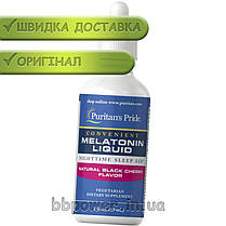 Мелатонін Puritan's Pride Melatonin 1 mg Liquid 59 мл, фото 3