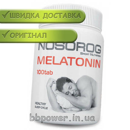 Мелатонін Nosorig Melatonin 100 таб, фото 2