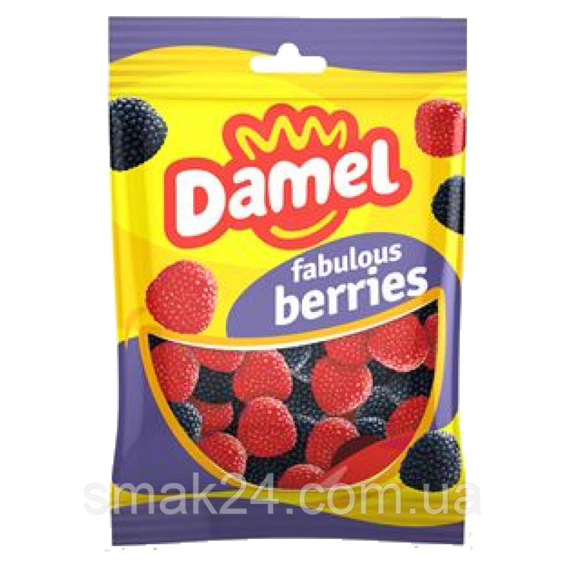 Желейні цукерки БЕЗ ГЛЮТЕНА Damel Berries (малики) Іспанія 80г