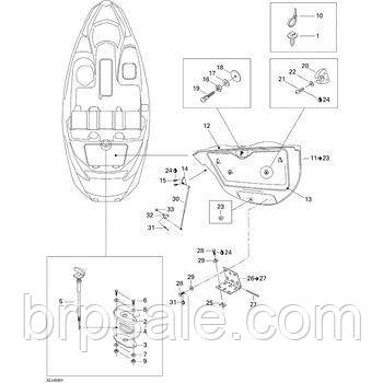 Кнопка газу Sea-Doo BRP Shock gas, фото 1