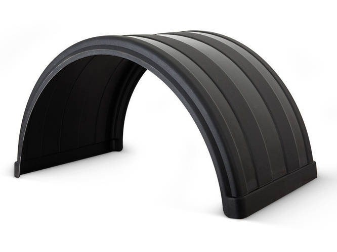 Пластиковое крыло грязезащитное 530x1000x500 AYMEKS, крыло для прицепа ...