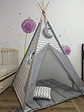 Вігвам для хлопчика, Повний комплект із м'яким килимком, фото 4