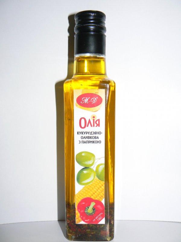 Кукурудзяно оливкова олія з паприкою