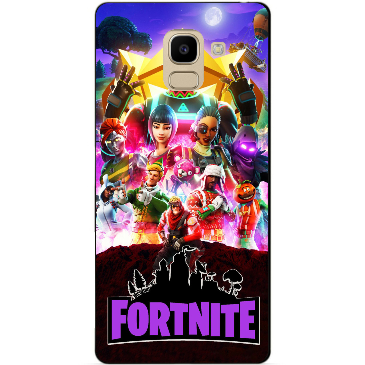 Силіконовий бампер чохол для Samsung J6 Galaxy J600 з малюнком Fortnite