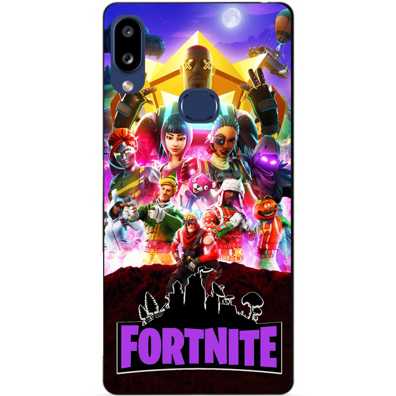 Силіконовий бампер чохол для Samsung A10s 2019 Galaxy A107f з малюнком Fortnite