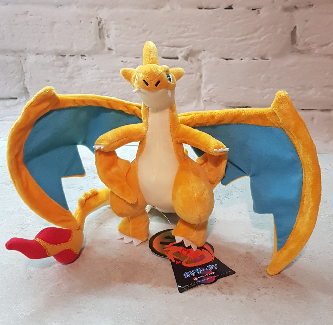 Іграшка Покемон Мега Чариард (Mega Charizard), вогненний 25 см
