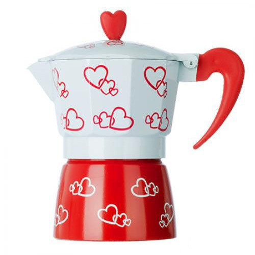 Кавоварка гейзерная 3 чашки MHZ R16593 Hearts S