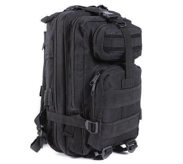Похідний рюкзак з USB Спартак Molle Assault 36L Black S