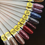 Гель-лак Gelix DIAMOND №8 - синий 8мл, фото 4