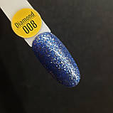 Гель-лак Gelix DIAMOND №8 - синий 8мл, фото 3