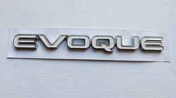 Шильдик напис Evoque (білий) на кришку багажника розпродаж