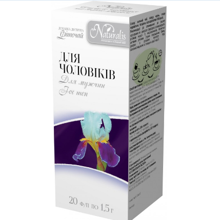 У разі простати, аденома Фіточай Для чоловіків 20 шт. по 1.5 г (тм Натураліс), фото 1