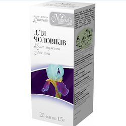 У разі простати, аденома Фіточай Для чоловіків 20 шт. по 1.5 г (тм Натураліс)