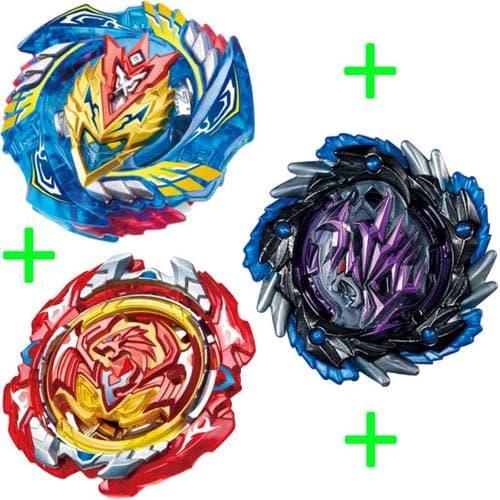 Набор BEYBLADE Бейблейд 3 в 1: Чо-Зет Волтраек В5 В-127 + Феникс В-117 + Шадоу Аматериус В-00 с запусками