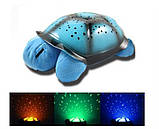 Нічник зоряне небо черепаха музичний Спартак Blue (SH004288), фото 6