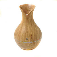 Зволожувач повітря Аромадіффузори Спартак KJR-036 light Wooden 130 мл (SH008252)