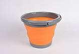 Складне відро силіконове 5л Tramp TRC-092 Orange 15072020 S, фото 4
