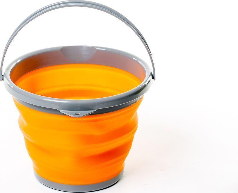 Складне відро силіконове 10л Tramp TRC-091 Orange S